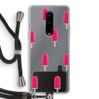 Waterijsje: OnePlus 8 Transparant Hoesje met koord