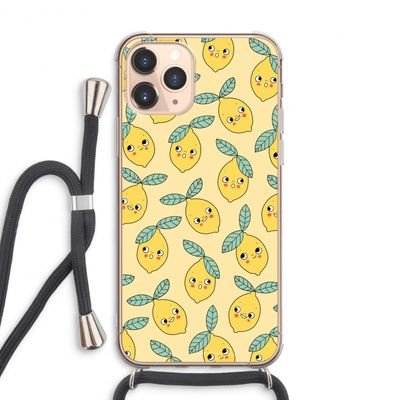 Citroenen: iPhone 11 Pro Max Transparant Hoesje met koord
