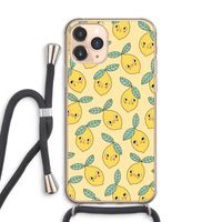 Citroenen: iPhone 11 Pro Max Transparant Hoesje met koord