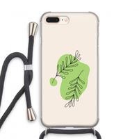 Beleaf in you: iPhone 8 Plus Transparant Hoesje met koord