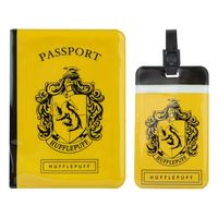 Harry Potter Passport Case & Luggage Tag Set Hufflepuff Harry Potter Passport Case & Luggage Tag Set Hufflepuff