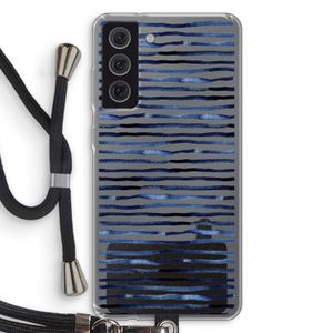 Verrassende lijnen: Samsung Galaxy S21 FE Transparant Hoesje met koord