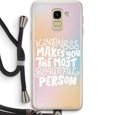 The prettiest: Samsung Galaxy J6 (2018) Transparant Hoesje met koord