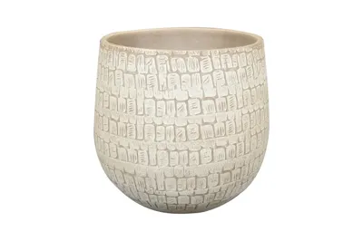 Pot renzo d31h28cm zand