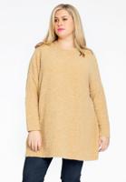 Yoek Pullover wijd TEDDY | Bruin | Maat 42/44