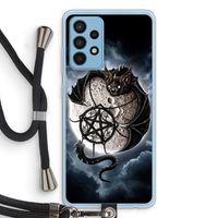 Volle maan: Samsung Galaxy A52 Transparant Hoesje met koord Volle maan: Samsung Galaxy A52 Transparant Hoesje met koord