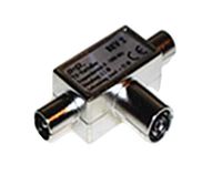 e+p BKV 2 Kabel splitter/combiner Kabelsplitter Zilver