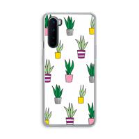 Sanseveria: OnePlus Nord Transparant Hoesje - thumbnail