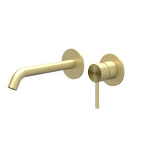Inbouw Wastafelmengkraan IVY Concord 2-gats Coldstart RVS316 Geborsteld Mat Goud PVD IVY