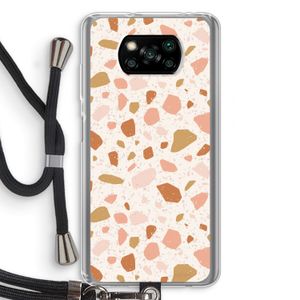 Terrazzo N°18: Xiaomi Poco X3 NFC Transparant Hoesje met koord
