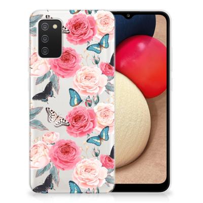Samsung Galaxy A02s | TPU Case | Butterfly Roses Samsung Galaxy A02s | TPU Case | Butterfly Roses