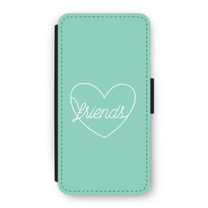 Friends heart pastel: iPhone 12 Flip Hoesje