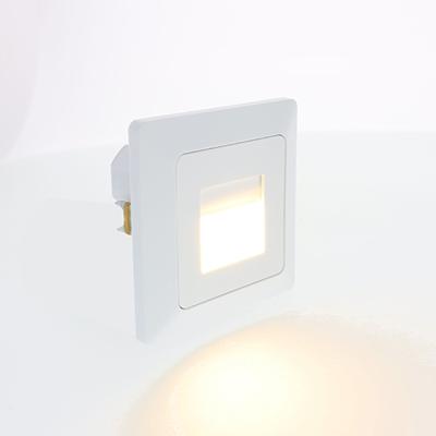 LED wand-trapverlichting 1.5Watt WIT vierkant