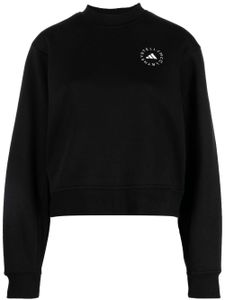 adidas by Stella McCartney sweat crop à logo imprimé - Noir