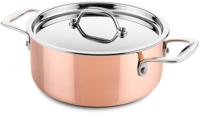 DUCQ Kookpan met deksel - inductie - koper - ø 20 cm / 2 liter