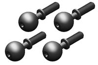 Team Corally - Pivot Ball - Steel - 4pcs (C-00180-123) - thumbnail