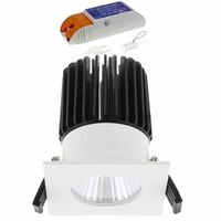 LED inbouwspot 13W 3000K 1150 lumen vast compleet Boreano 5