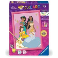 CreArt Kids 18x24cm Disney Princess, Schilderen op Nummer Kit, vanaf 7 jaar, 25843, Ravensburger