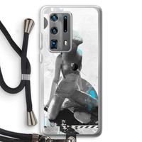 I will not feel a thing: Huawei P40 Pro Plus Transparant Hoesje met koord