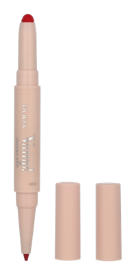 Pupa Milano - Pupa Vamp! Creamy Duo Lip Pencil 10 g 012 Cherry Red Lip Liner 1 g
