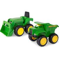 John Deere kiepwagen en graafmachine speelset