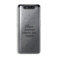 Confetti: Samsung Galaxy A80 Transparant Hoesje