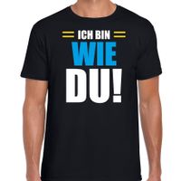 Apres ski t-shirt Ich bin wie du zwart heren - Wintersport shirt - Foute apres ski outfit Apres ski t-shirt Ich bin wie du zwart heren - Wintersport shirt - Foute apres ski outfit