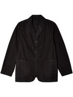 Casey Casey blazer Jak Pat à simple boutonnage - Noir