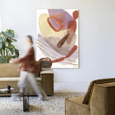 Urban Cotton Wandkleed 'Cargo' 110 x 145cm in Frame - black