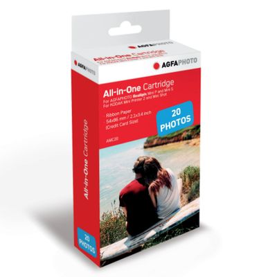 Agfa Mini 2x3" fotopapier (20 stuks)