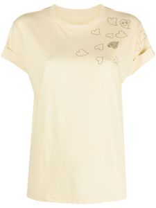 Zadig&Voltaire t-shirt Anya à ornements strassés - Jaune