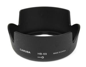 Caruba HB-69 zwart voor 18-55mm VR II