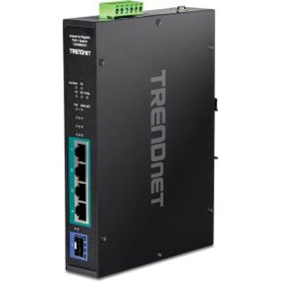 Trendnet TI-PGM541 netwerk-switch Gigabit Ethernet (10/100/1000) Zwart