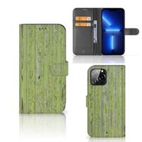 iPhone 13 Pro Max | Book Style Case | Green Wood