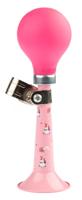 PexKids Fiets hupe unicorn - roze met een roze eekhoorn
