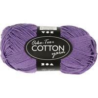 Creativ Company Katoengaren, paars, 50gr, 170m