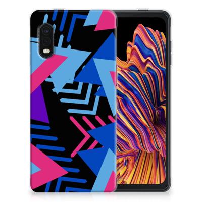 Samsung Xcover Pro | TPU Hoesje | Funky Triangle