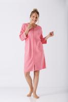 Roze badstof dames zomerbadjas Hajo