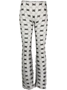 Isa Boulder pantalon à carreaux - Blanc