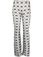 Isa Boulder pantalon à carreaux - Blanc