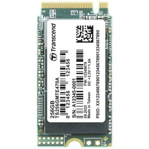 Transcend MTE470A 256 GB NVMe/PCIe M.2 SSD 2242 harde schijf PCIe NVMe 3.0 x4 Industrial TS256GMTE470A