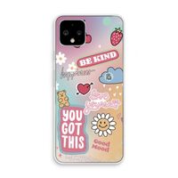 Positivity: Pixel 4 Transparant Hoesje