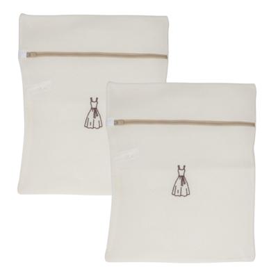 Gerimport waszakken Iris - 2x - 40 x 50 cm - voor delicaat wasgoed - lingerie/bh waszak