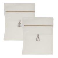 Gerimport waszakken Iris - 2x - 40 x 50 cm - voor delicaat wasgoed - lingerie/bh waszak