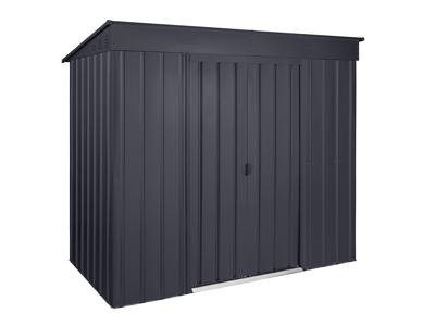 Globel Tuinschuur Skillion (Antraciet, 84cm)