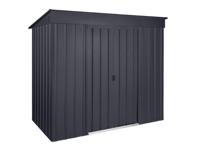 Globel Tuinschuur Skillion (Antraciet, 84cm)