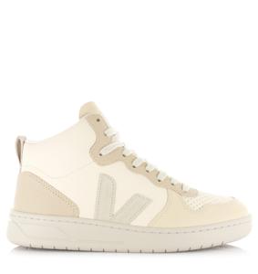 VEJA VEJA - V-15 Cashew Pierre Multico Beige Leer Hoge sneakers Unisex