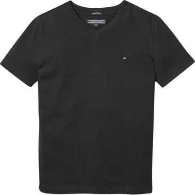 Tommy Hilfiger T-shirt van biologisch katoen zwart Tommy Hilfiger T-shirt van biologisch katoen zwart