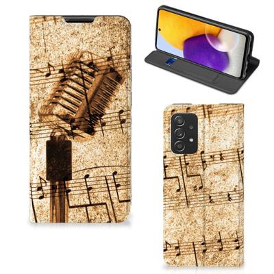 Samsung Galaxy A72 (5G/4G) Stand Case Bladmuziek Samsung Galaxy A72 (5G/4G) Stand Case Bladmuziek