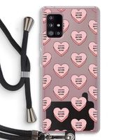 Chicks before dicks: Samsung Galaxy A51 5G Transparant Hoesje met koord
